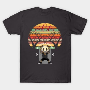 Rock Star Panda: It's Never Too Late T-Shirt